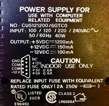 DP5_Power Supply Voltages